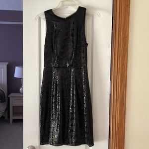 BCBG MAXAZRIA size 2 black sequin dress